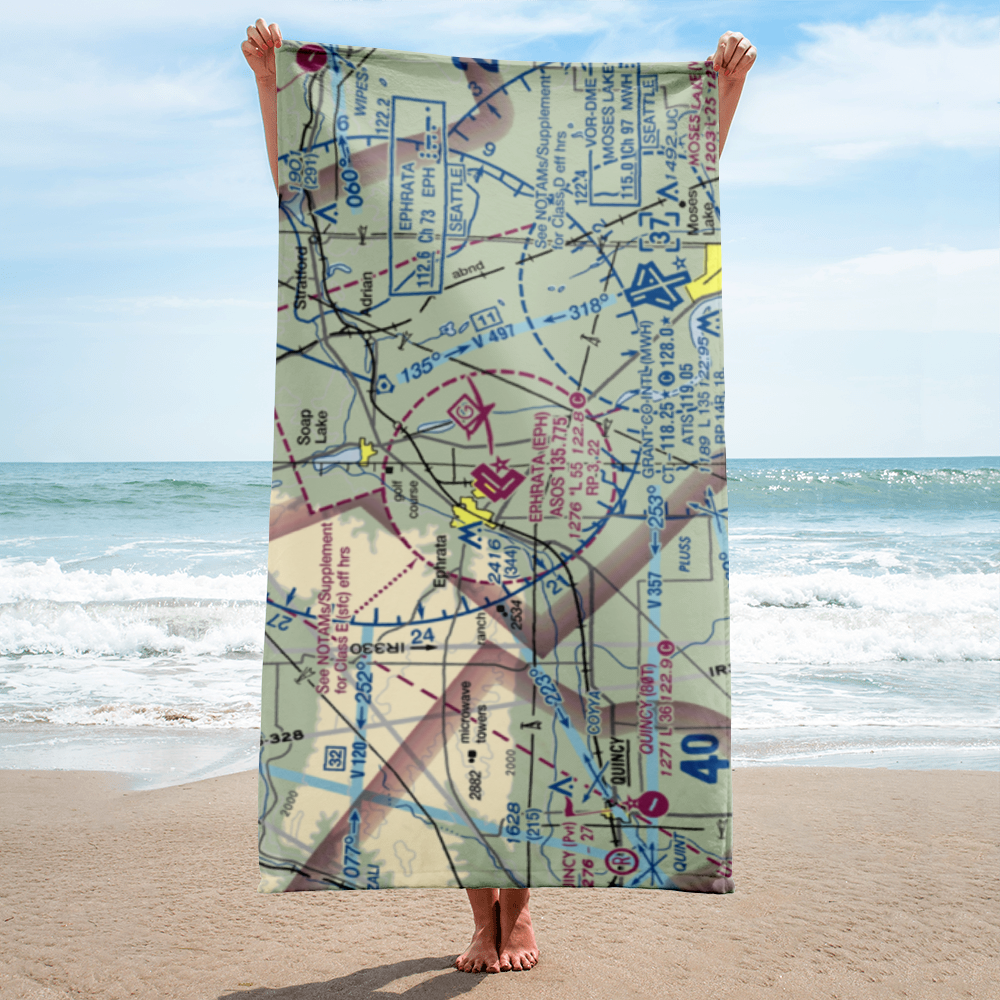 Ephrata Municipal Airport (EPH) VFR Sectional Towel 