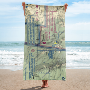 Eric Marcus Municipal Airport (P01) VFR Sectional Towel