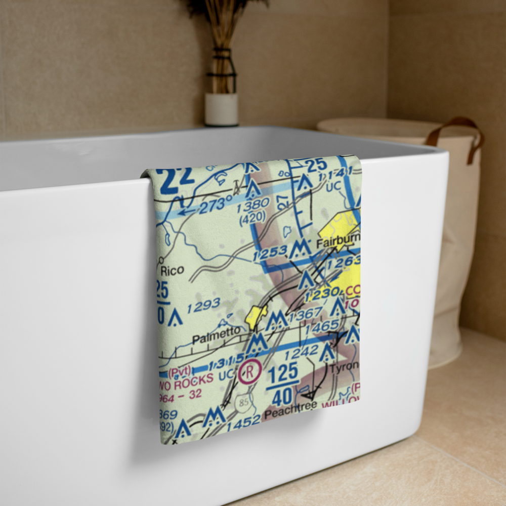 Erlen Airport (3GA6) VFR Sectional Towel 