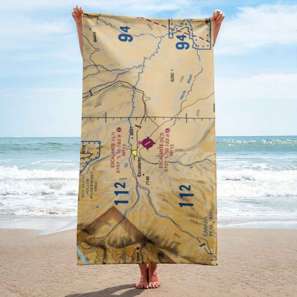 Escalante Municipal Airport (1L7) VFR Sectional Towel 