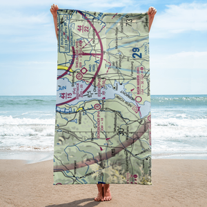 Essex Boatworks Seaplane Base (NY83) VFR Sectional Towel