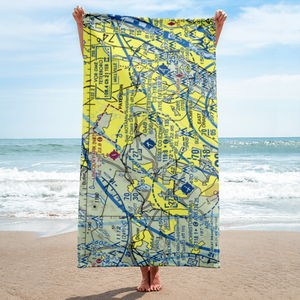 Essex County Airport (CDW) VFR Sectional Towel