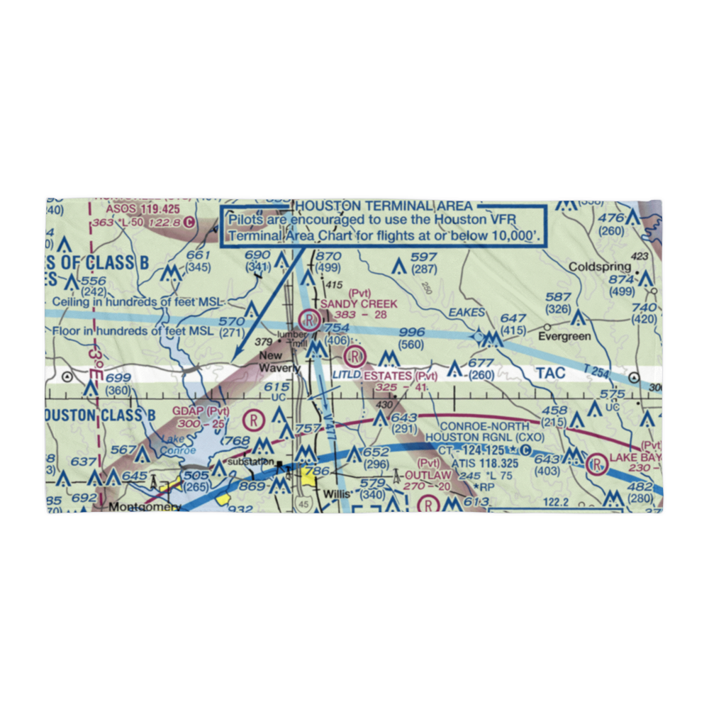 Estates Airpark (XS09) VFR Sectional Towel 