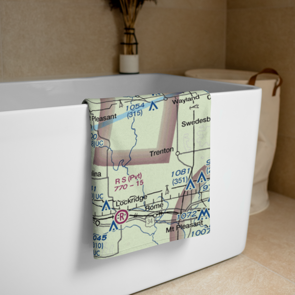 Estle Field (IA61) VFR Sectional Towel 