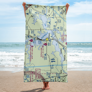 Eufaula Municipal Airport (F08) VFR Sectional Towel