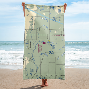 Eureka Municipal Airport (3W8) VFR Sectional Towel