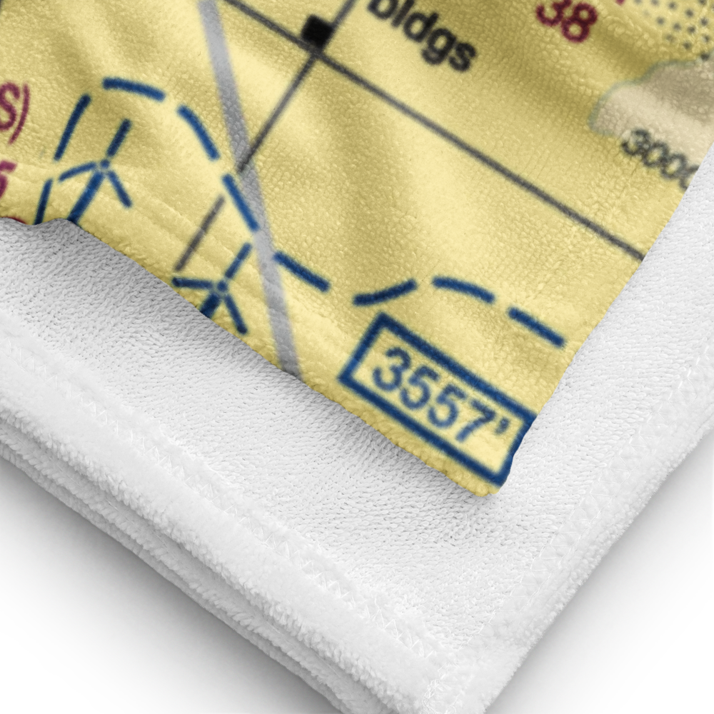 Eveleigh Farms Airport (3KS4) VFR Sectional Towel 