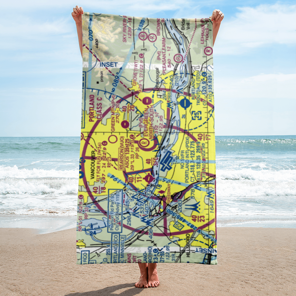 Evergreen North-South Airpark (WA81) VFR Sectional Towel 