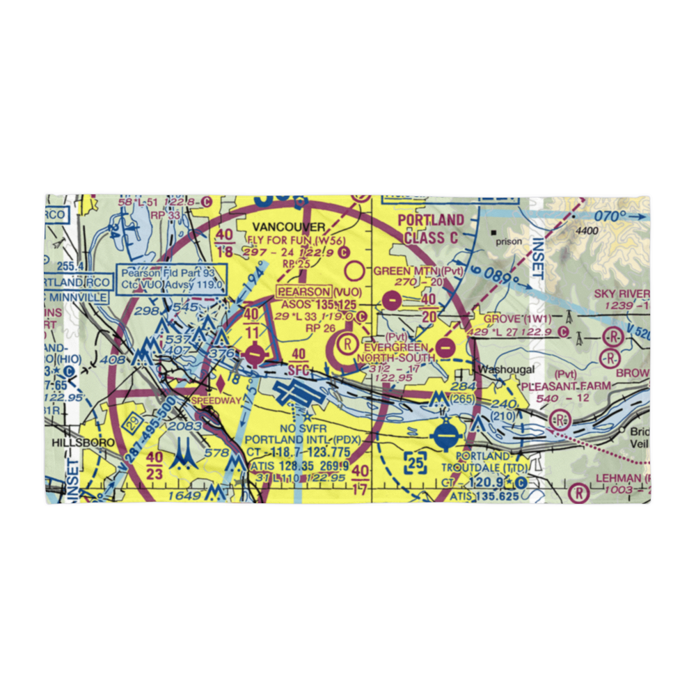 Evergreen North-South Airpark (WA81) VFR Sectional Towel 