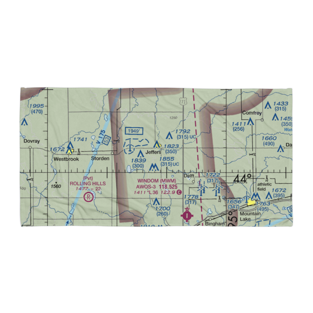 Ewen Landing Field (81MN) VFR Sectional Towel 
