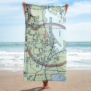 Exxon Intracoastal City Terminal Seaplane Base (2LA3) VFR Sectional Towel