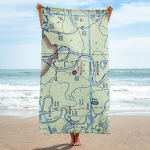 F L Braughton Airport (LA40) VFR Sectional Towel