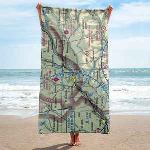 F&F Airpark Airport (NY25) VFR Sectional Towel