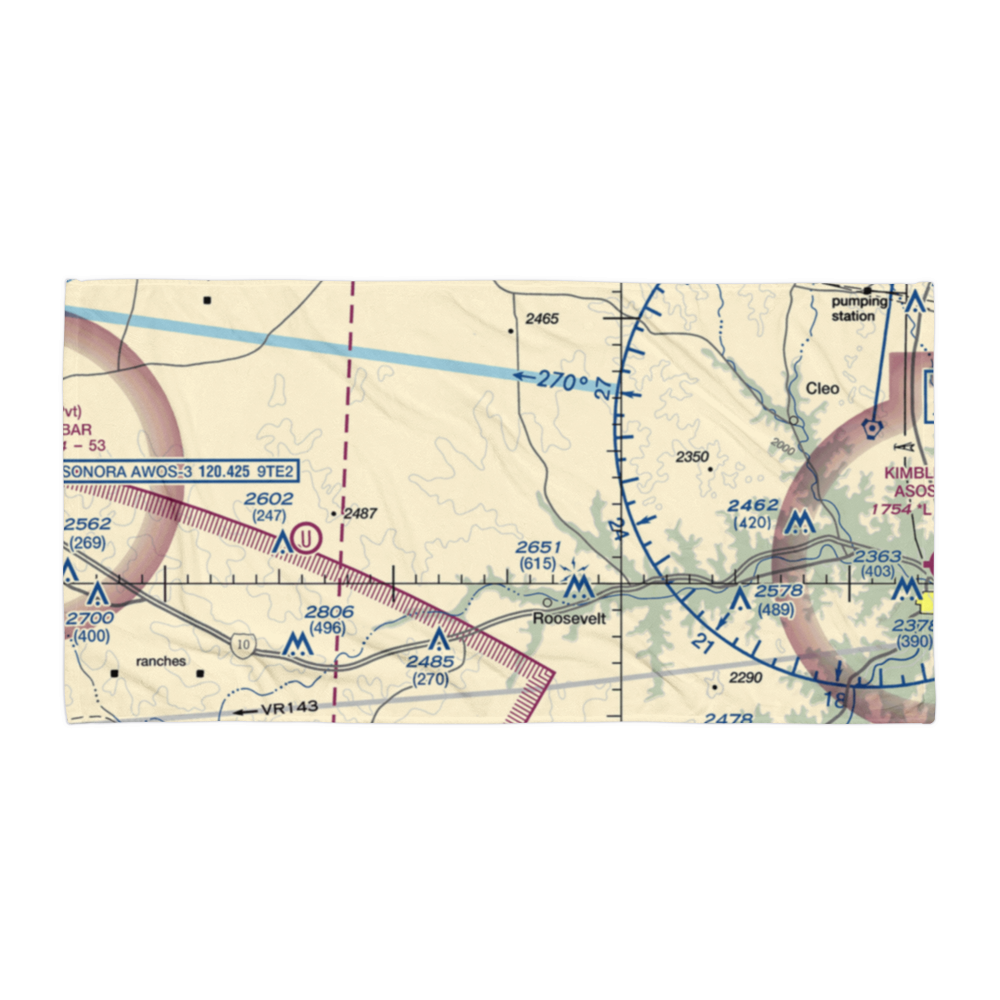 F-6 Ranch Air Field (US-0137) VFR Sectional Towel 