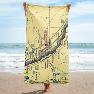 Fabens Airport (E35) VFR Sectional Towel