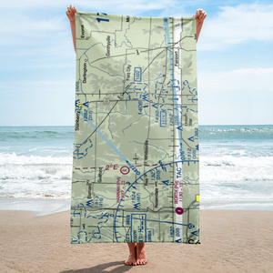 Fairbanks Airport (3MO7) VFR Sectional Towel