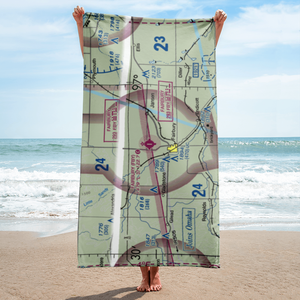 Fairbury Municipal Airport (FBY) VFR Sectional Towel