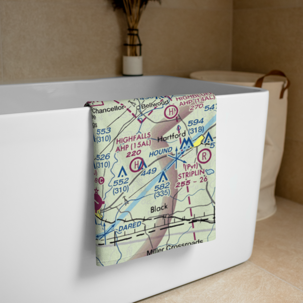 Fairlane Airport (5AL8) VFR Sectional Towel 