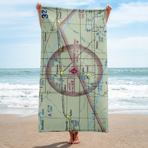 Fairmont State Airfield (FMZ) VFR Sectional Towel