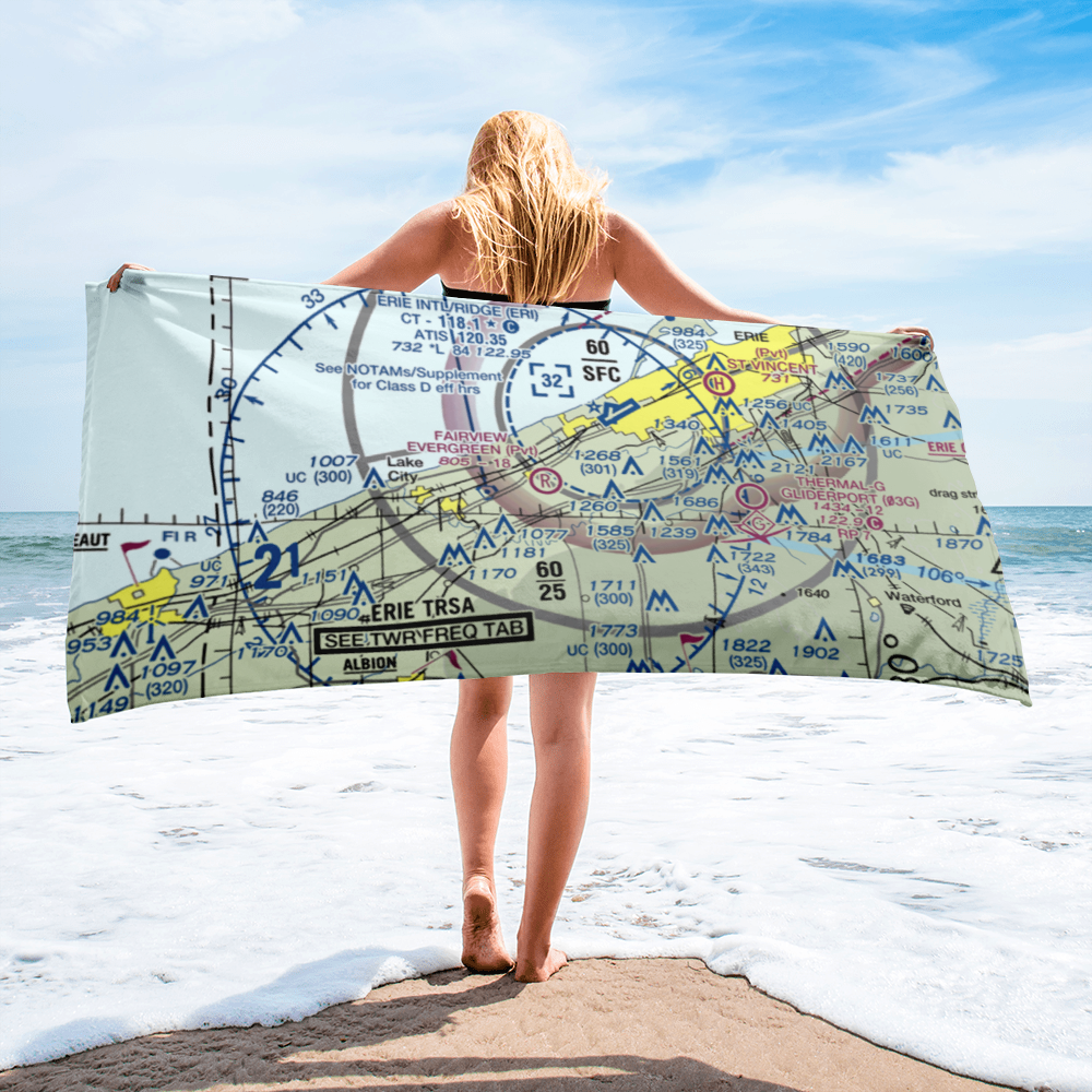 Fairview Evergreen Airport (PN18) VFR Sectional Towel 