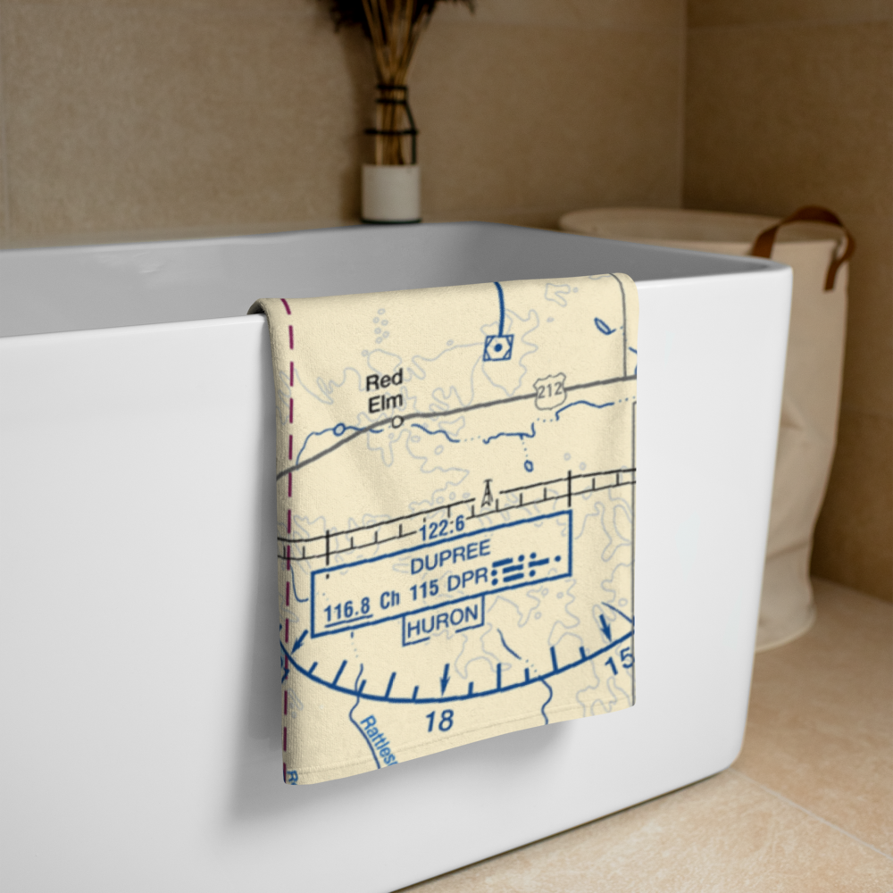 Faith Municipal Airport (D07) VFR Sectional Towel 