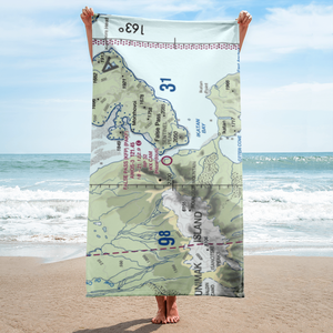 False Pass Airport (KFP) VFR Sectional Towel