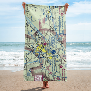 Falwell Airport (W24) VFR Sectional Towel