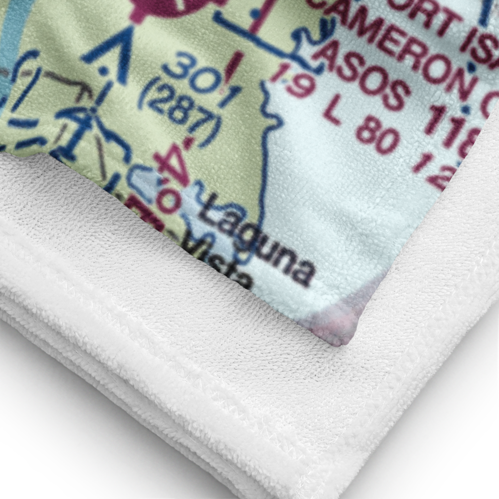 Farm Services Inc Airport (XS64) VFR Sectional Towel 