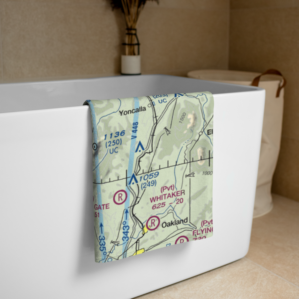 Farm Yard Field (94OR) VFR Sectional Towel 