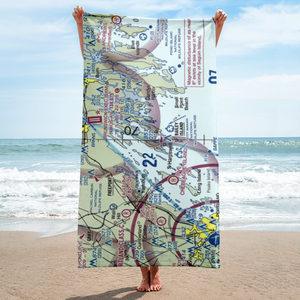Farr Field (ME33) VFR Sectional Towel