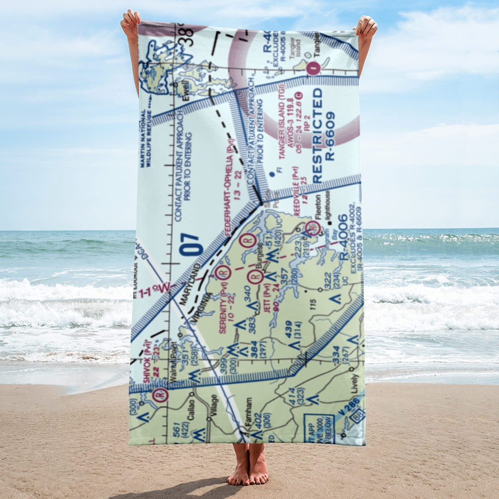 Federhart-Ophelia STOLport (VA99) VFR Sectional Towel 