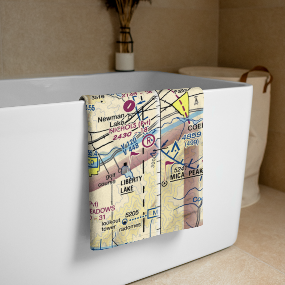 Felts Field (SFF) VFR Sectional Towel 