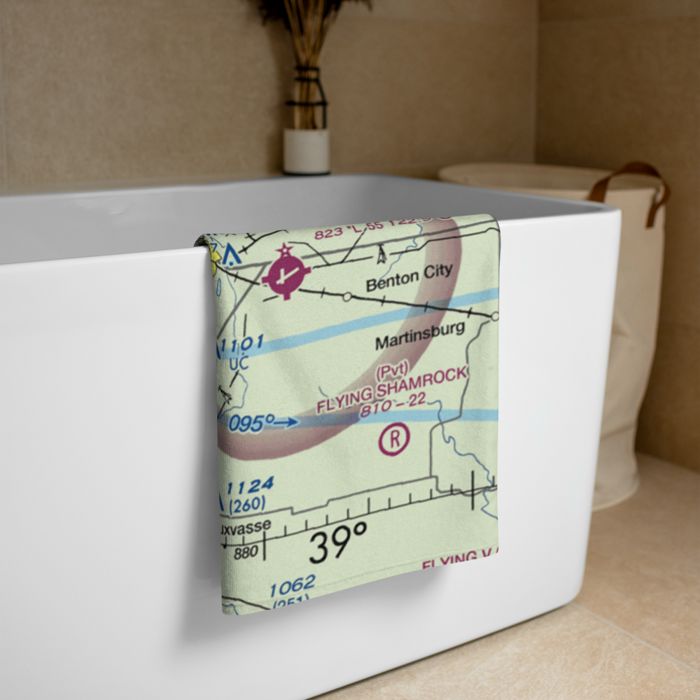 Feutz Airport (MO88) VFR Sectional Towel 