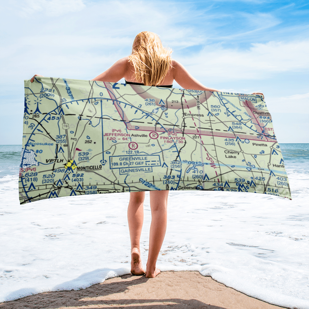 Finlayson Farm Airport (9FL8) VFR Sectional Towel 