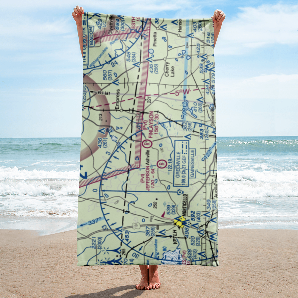 Finlayson Farm Airport (9FL8) VFR Sectional Towel 