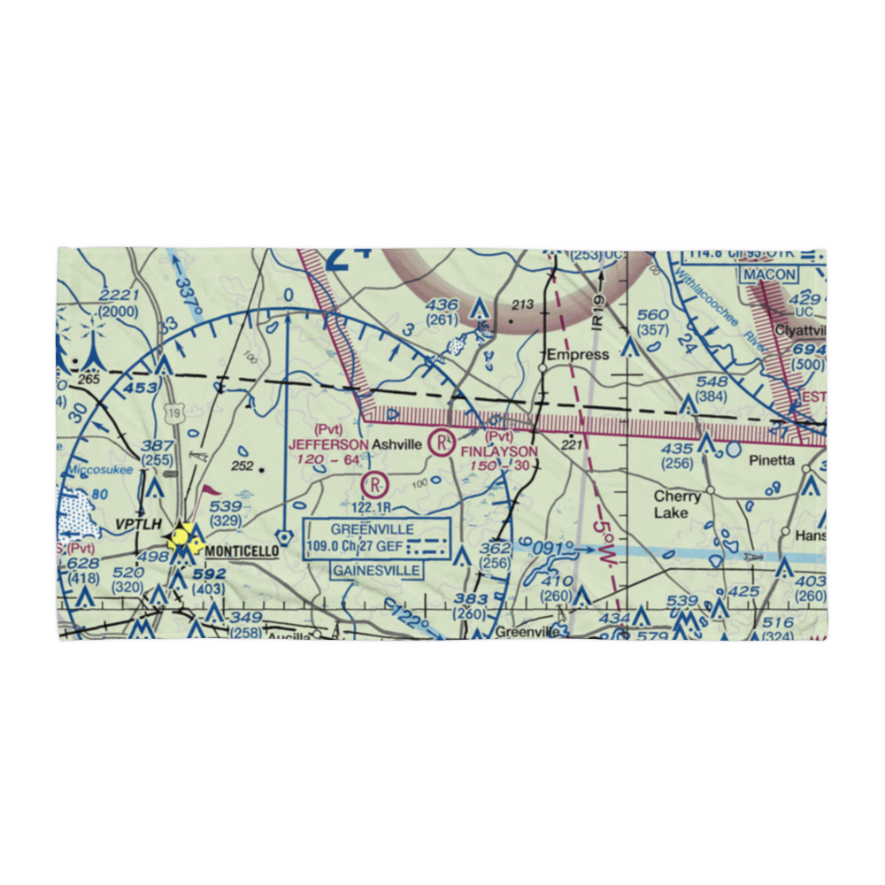 Finlayson Farm Airport (9FL8) VFR Sectional Towel 