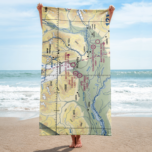 Fireweed Airport (0AK8) VFR Sectional Towel