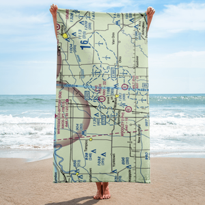 Fisch RLA Airport (IL83) VFR Sectional Towel