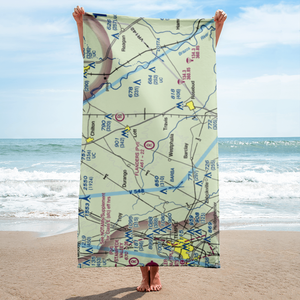 Flanders Field (TS81) VFR Sectional Towel