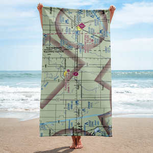 Flandreau Municipal Airport (4P3) VFR Sectional Towel