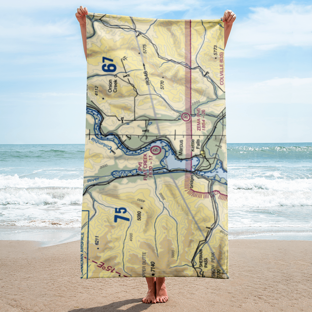 Flat Creek Field (05WN) VFR Sectional Towel 