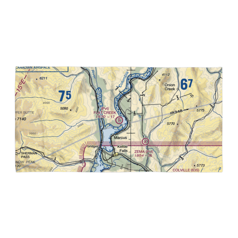 Flat Creek Field (05WN) VFR Sectional Towel 