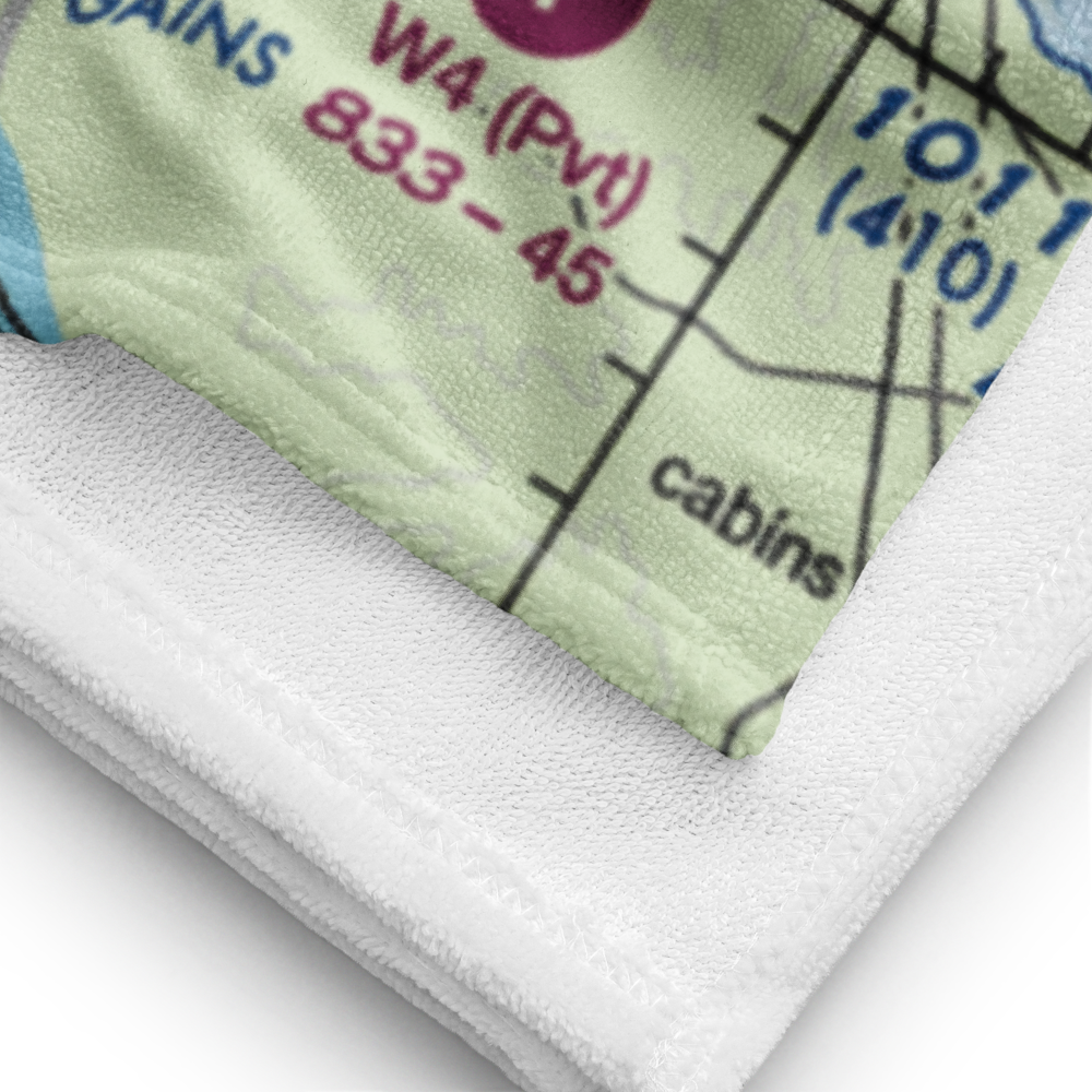 Flat Top Ranch Airport (74TE) VFR Sectional Towel 