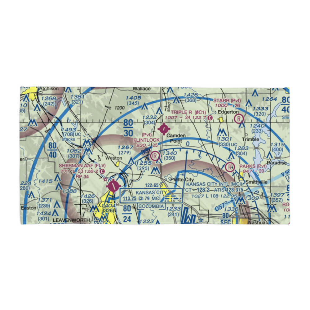 Flintlock Field (7MO4) VFR Sectional Towel 