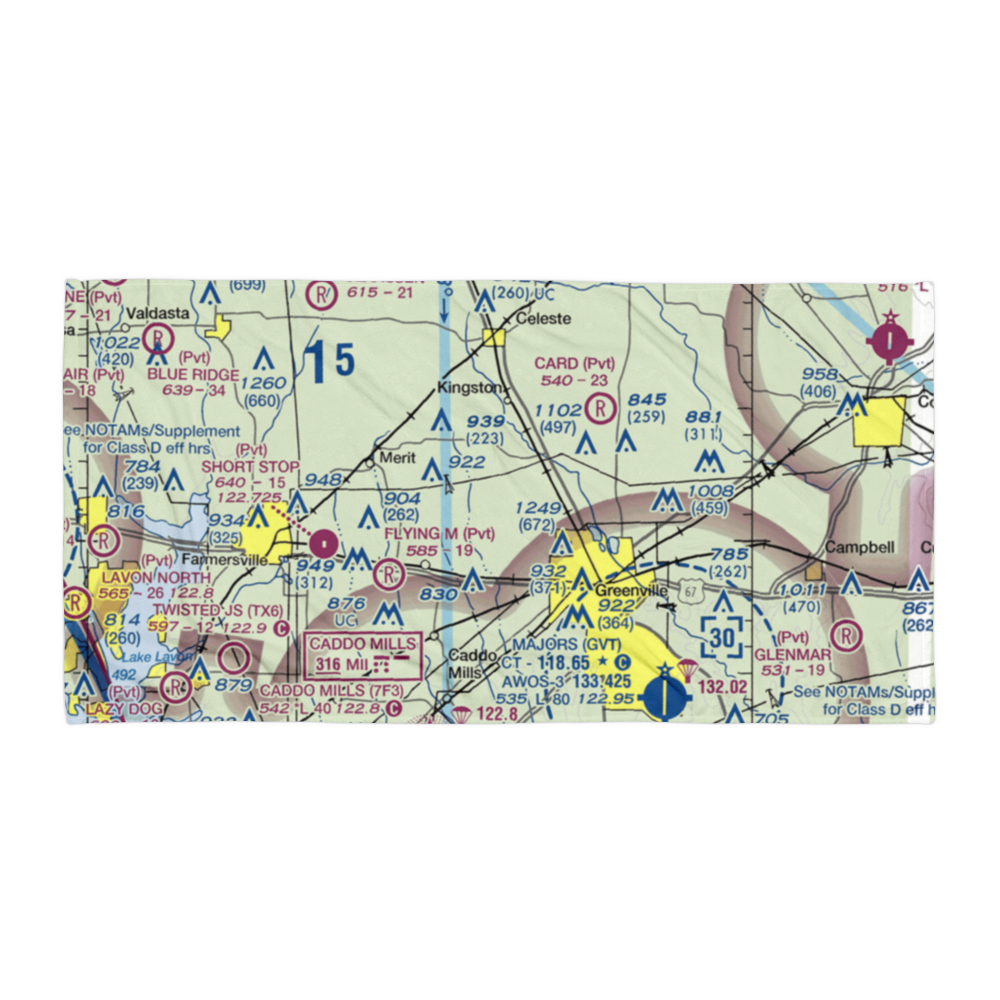 Flyers Field (31TS) VFR Sectional Towel 