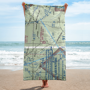 Flyin Armadillo Airport (TE55) VFR Sectional Towel