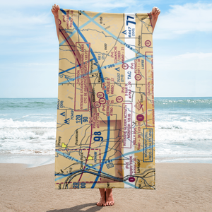 Flyin' B Ranch Airport (CD45) VFR Sectional Towel