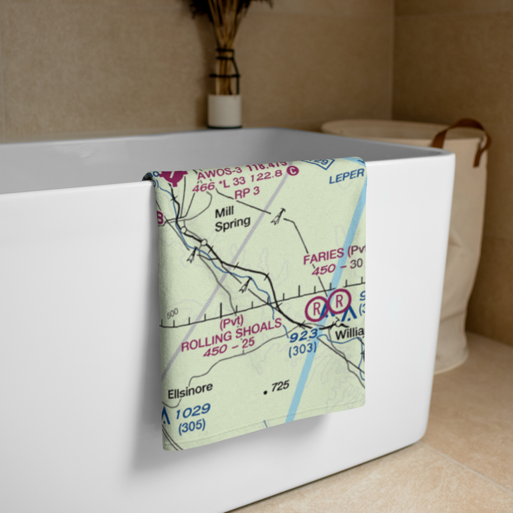 Flying 'J' Ranch Airport (MO72) VFR Sectional Towel 