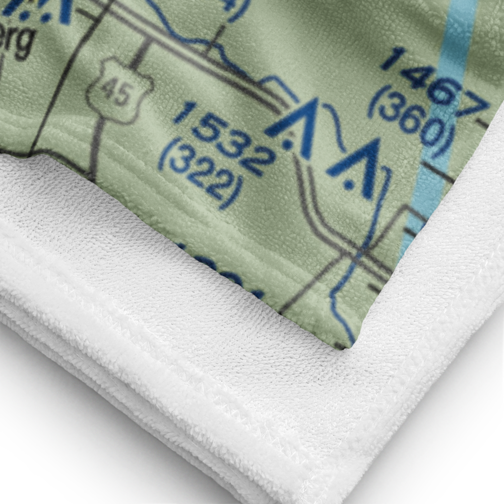 Flying 'O' Airport (3WI4) VFR Sectional Towel 