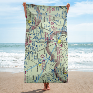 Flying Acres Airport (OI49) VFR Sectional Towel